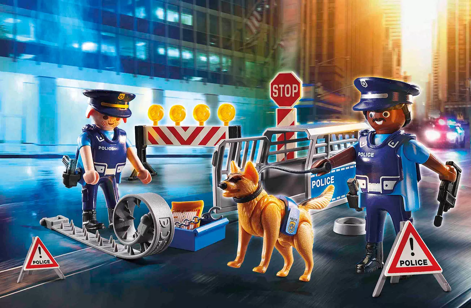PLAYMOBIL 6878 - City Action - Polizei-Straßensperre 