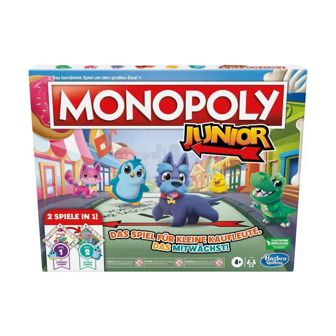 Monopoly Junior 2 Games In 1 F8562100