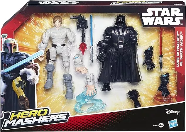 Star Wars Hero Mashers Luke Sky Vs Darth Vade Figure B3829