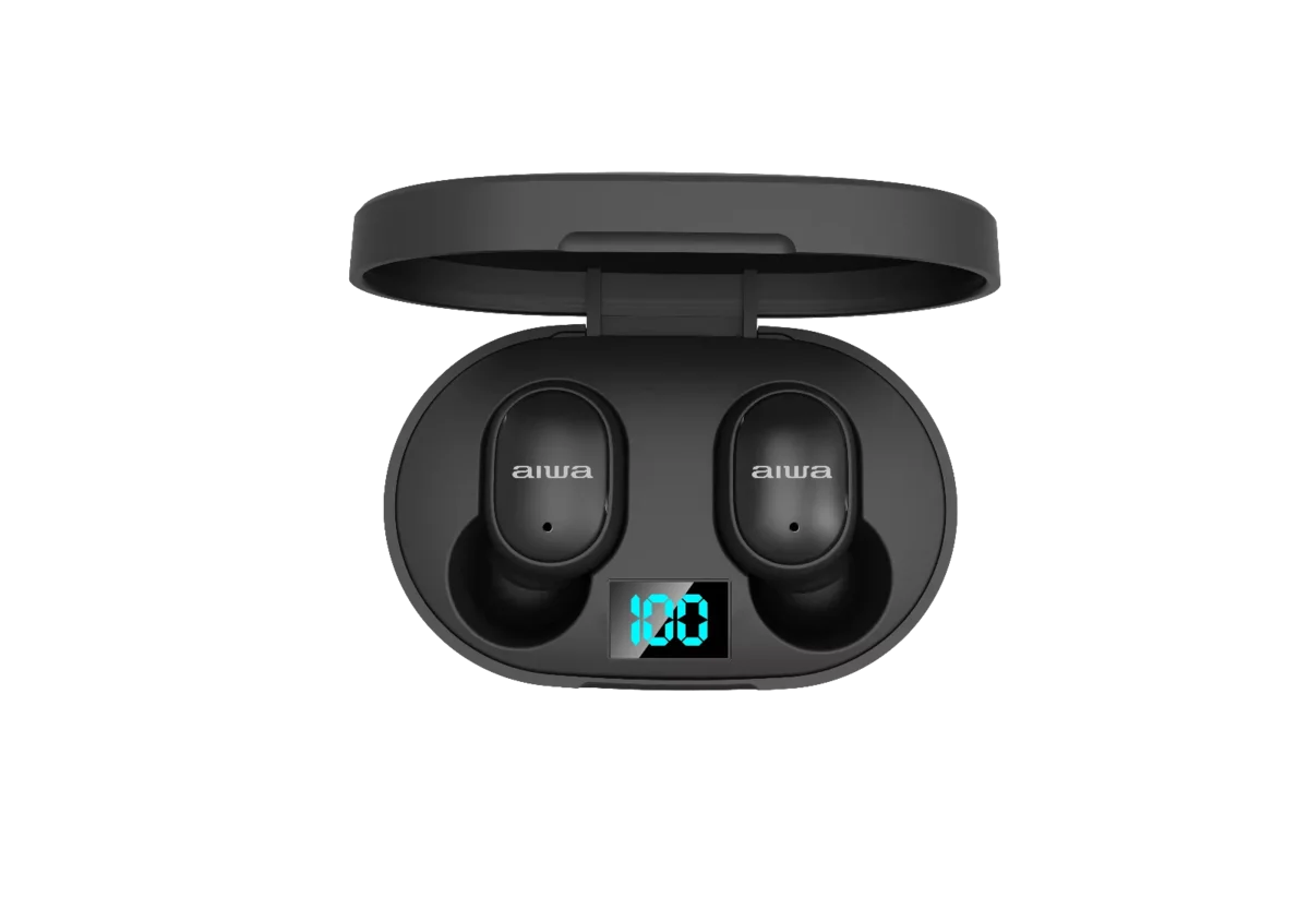 Aiwa ATX80EII Bluetooth In-Ear Kopfhörer schwarz