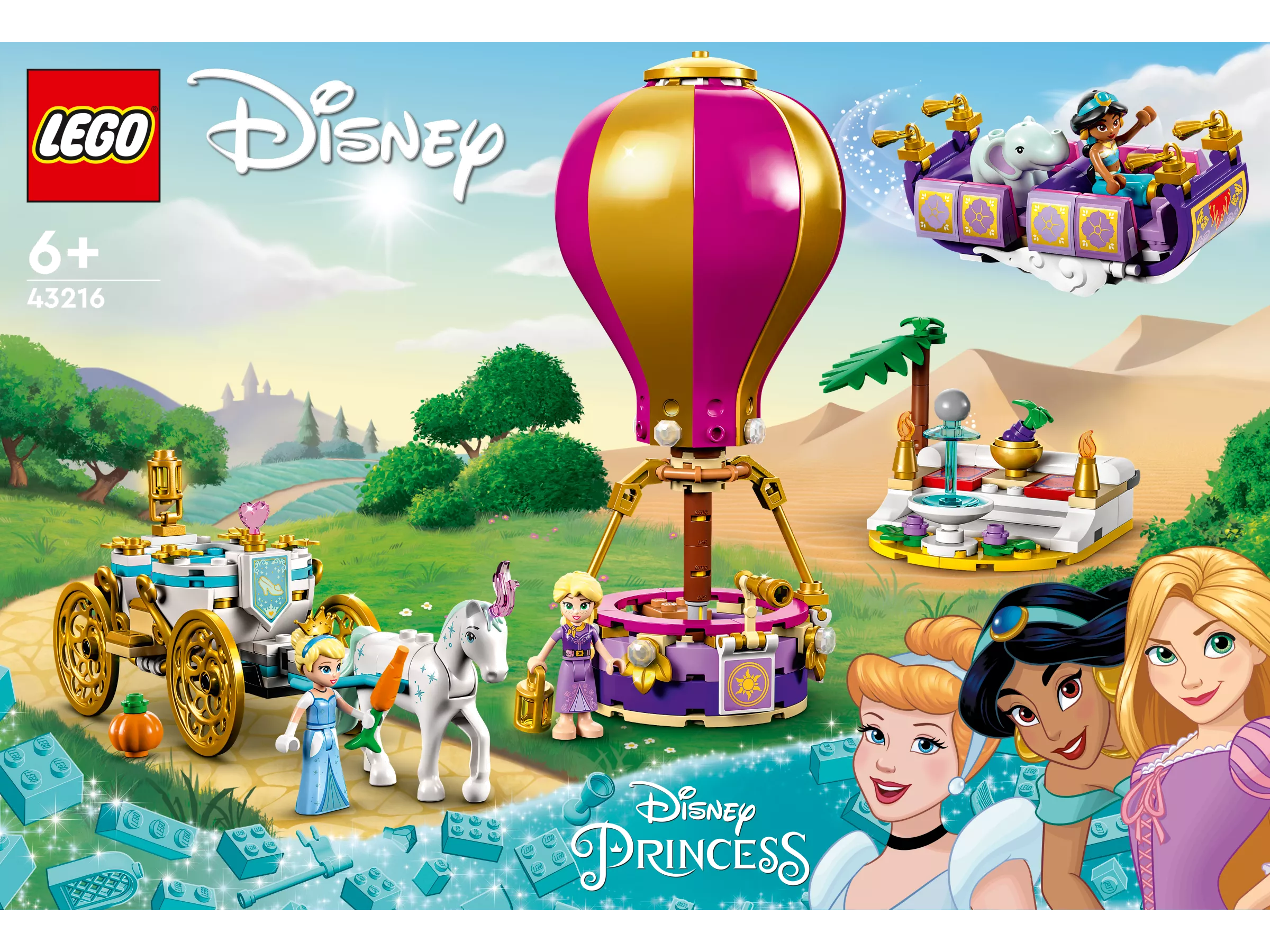 LEGO 43216 Prinzessinnen auf magischer Reise
