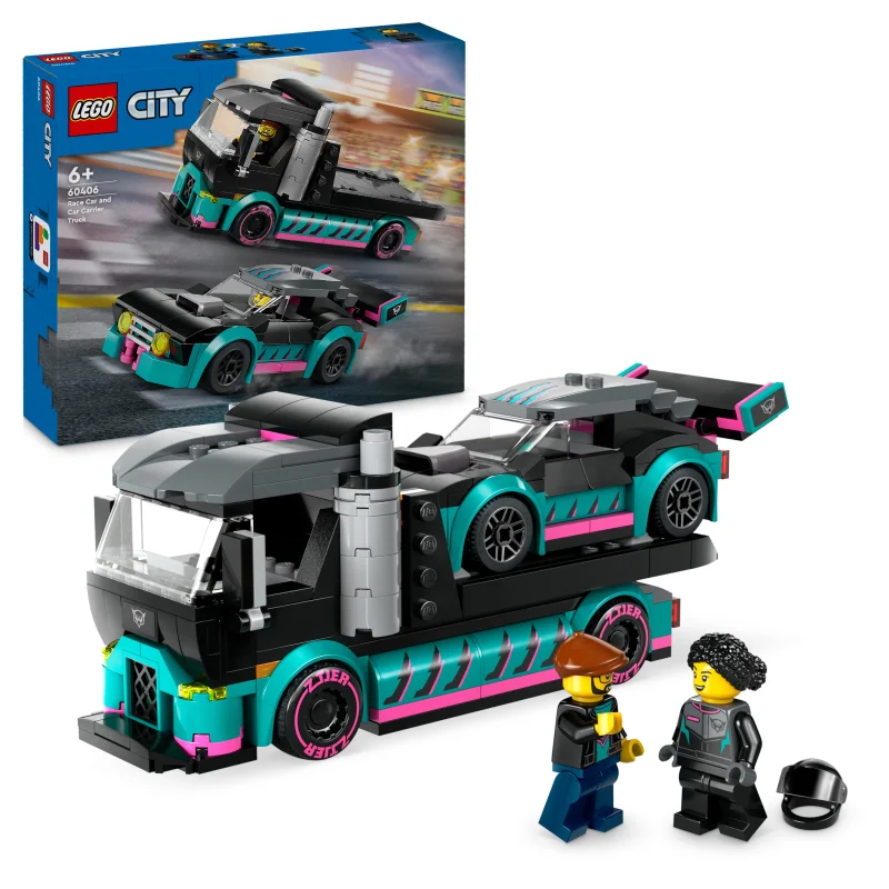 LEGO 60406 Autotransporter Mit Rennwagen