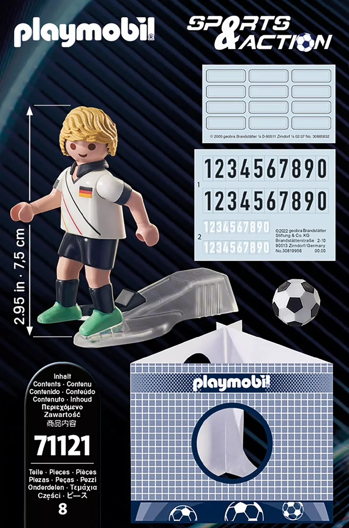 PLAYMOBIL 71121 Fußballspieler Deutschland