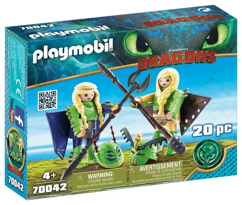 PLAYMOBIL 70042 Playmobil Raffnuss Und Taffnuss Mit Flu