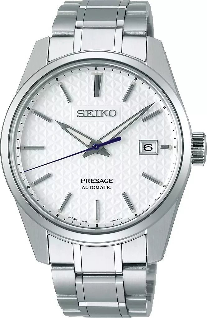 Seiko SPB165J1 Presage, Silber/Weiß