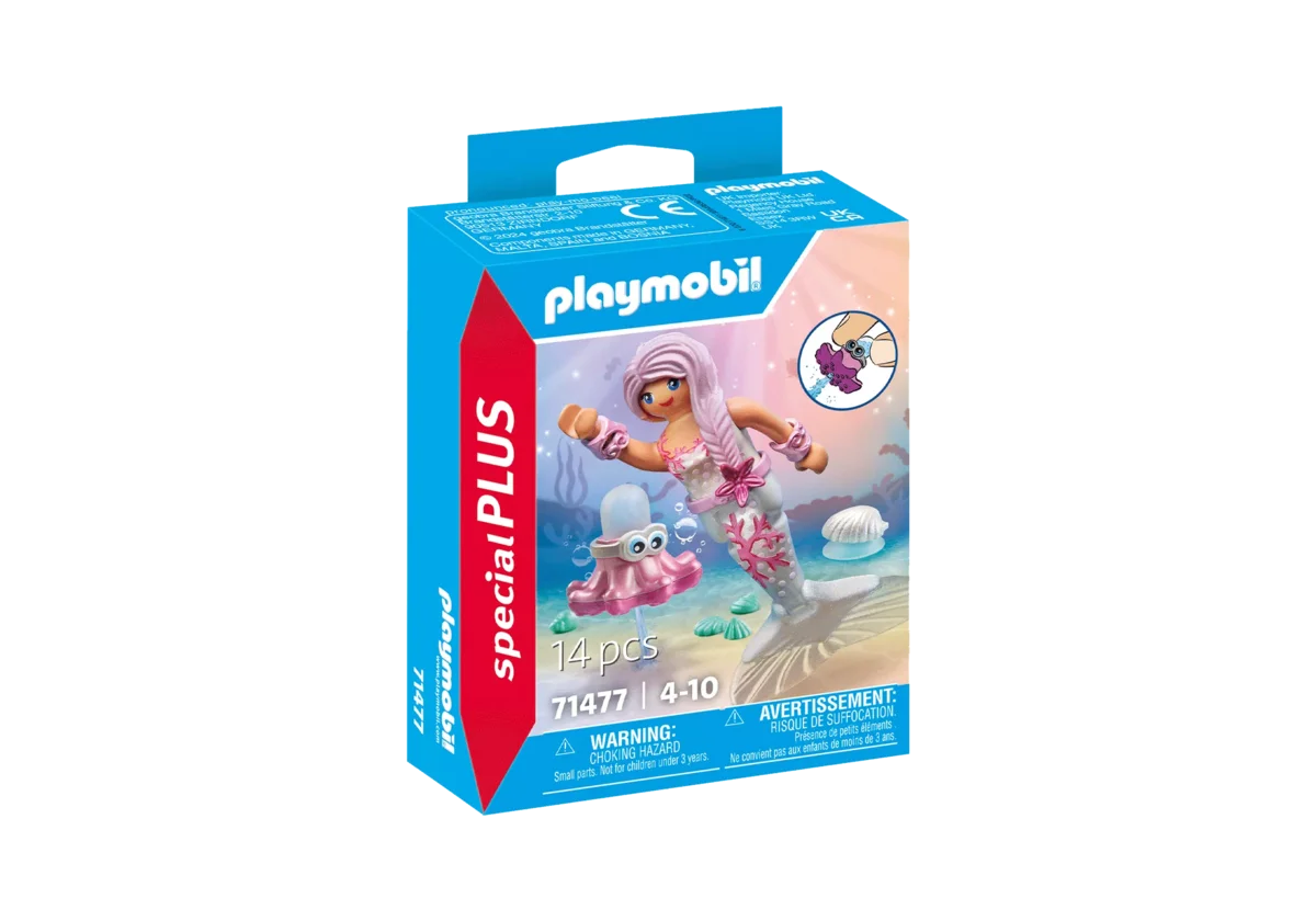 PLAYMOBIL 71477 Meerjungfrau mit Spritzkrake