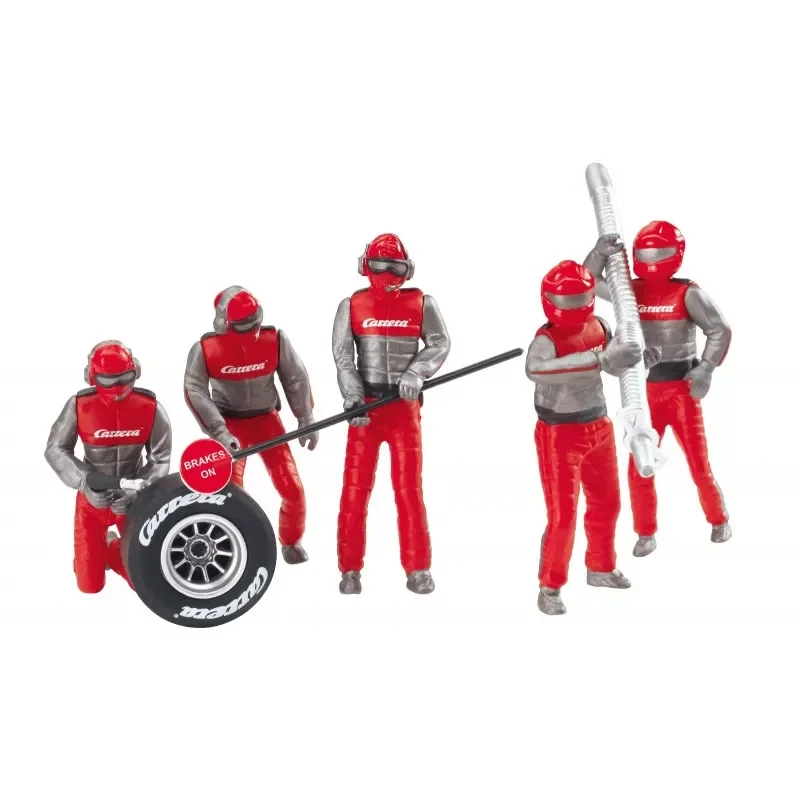 Carrera Figurensatz Mechaniker, Carrera Crew rot 20021131