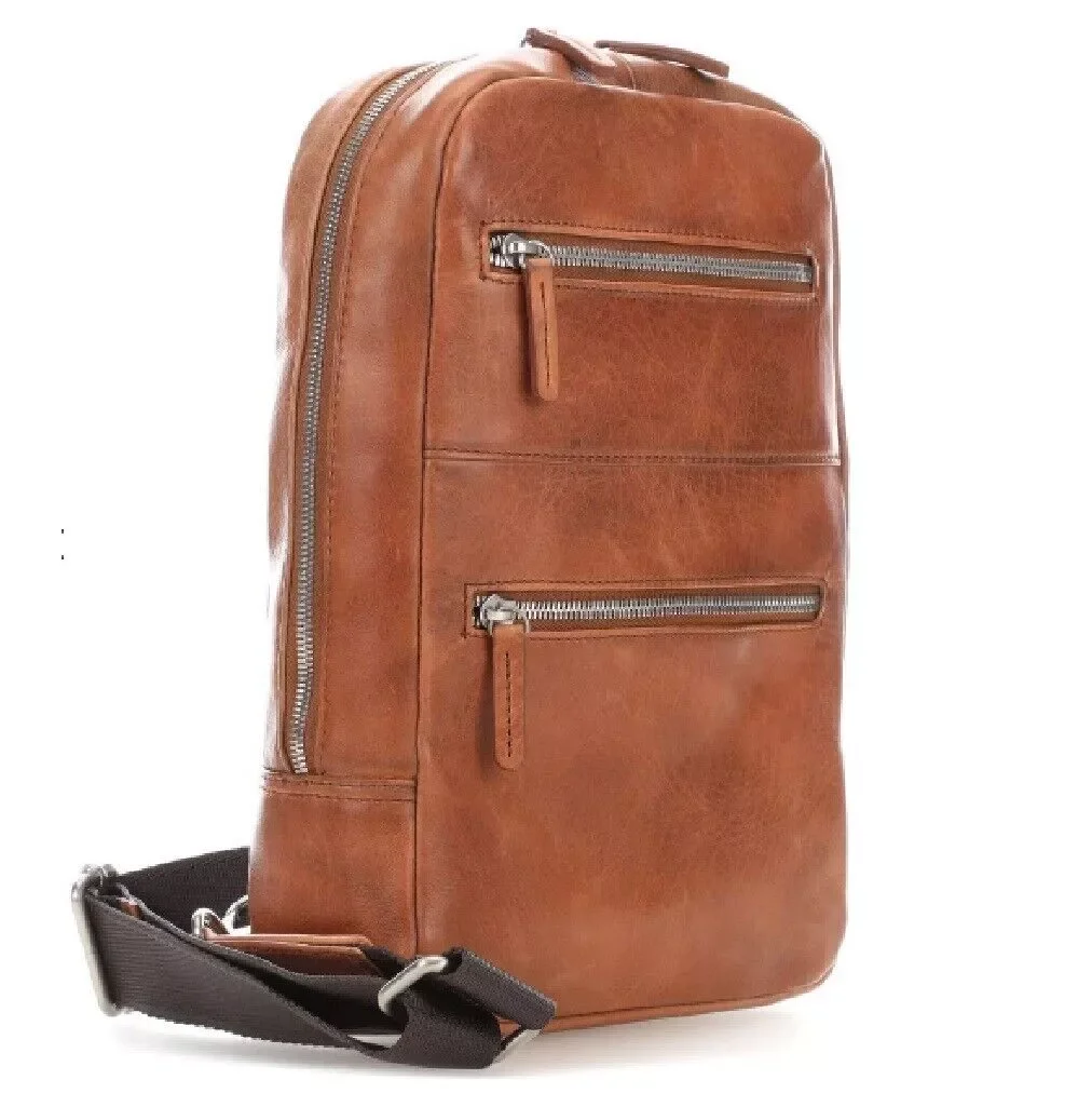 Leonhard Heyden 9069551 Amsterdam Rucksack 42 cm - cognac