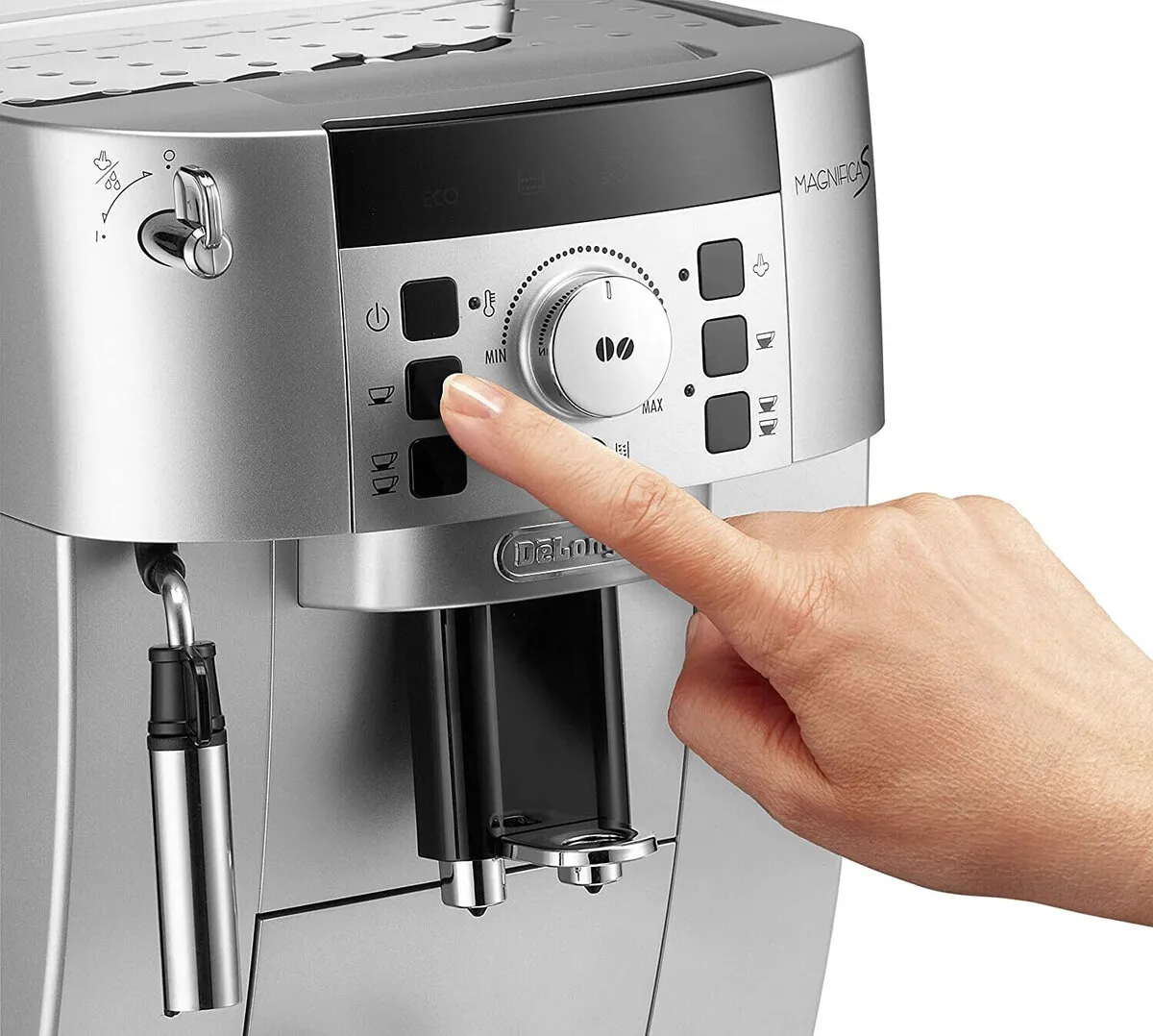 De'Longhi Kaffee Vollautomat Ecam 22.110B Silber