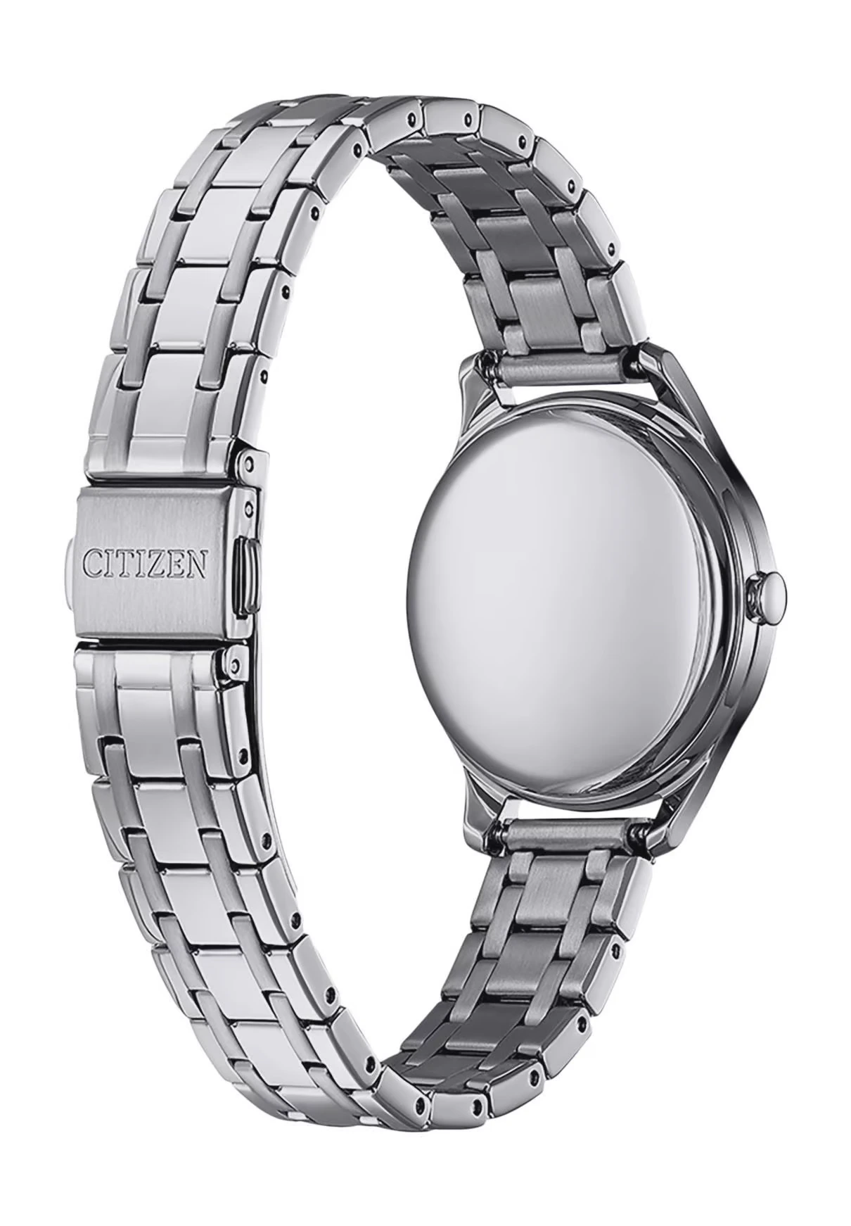 Citizen EM0500-73A Analog Eco-Drive Uhr mit Edelstahl Armband Damen 