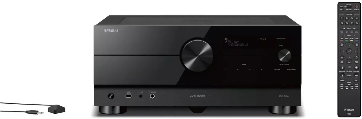 Yamaha RX-A6A AV-Receiver Schwarz