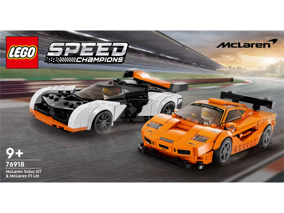 LEGO 76918 Speed Champions McLaren Solus GT & McLaren F1 LM