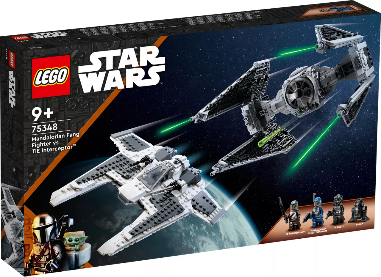 LEGO 75348 Star Wars - Mandalorianischer Fang Fighter vs. TIE Interceptor