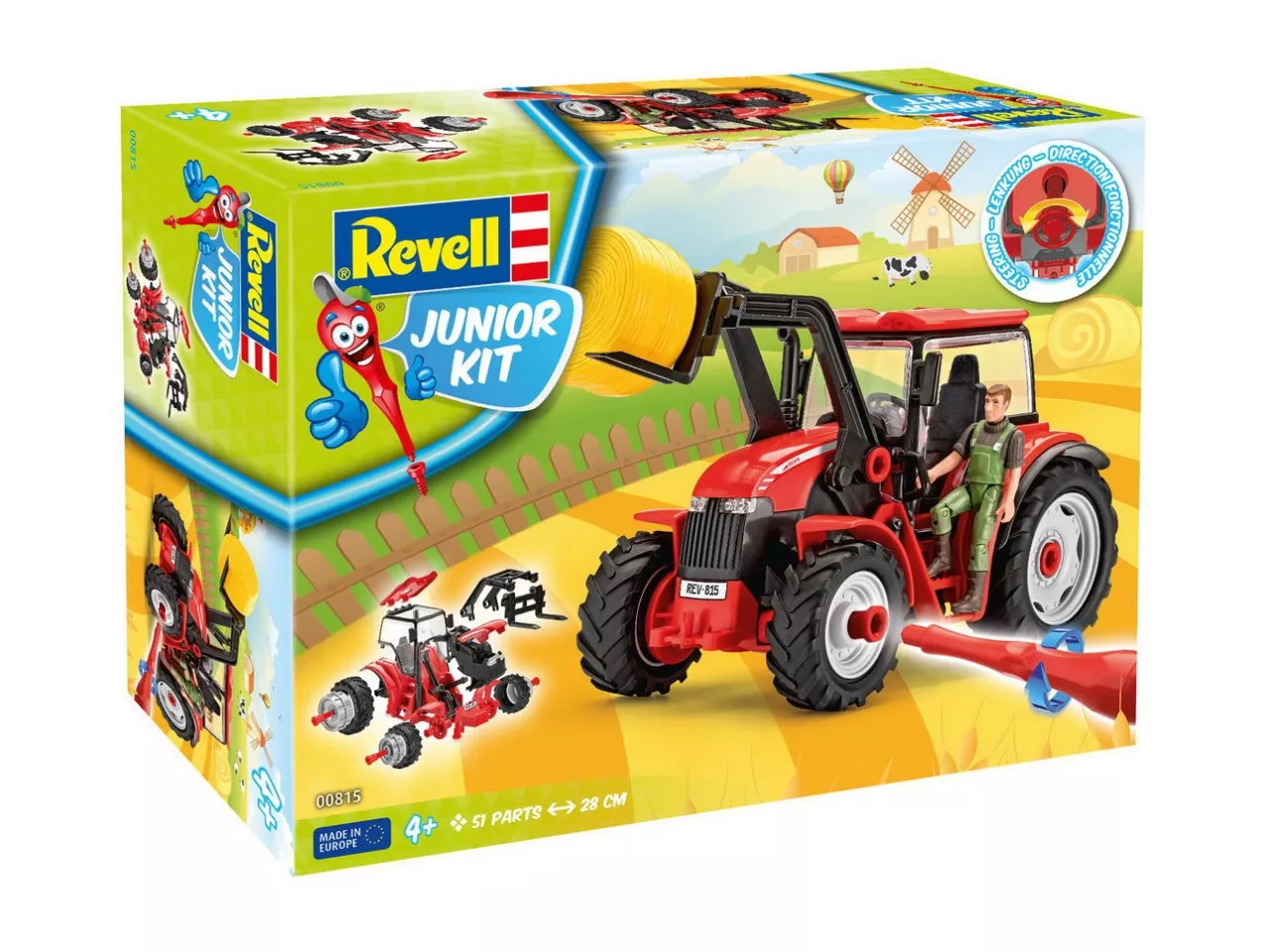 Revell 00815 Junior Kit Traktor Mit Lader Und Figur