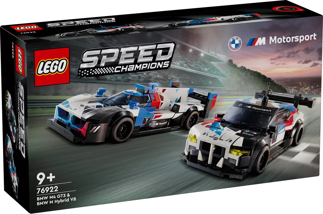 LEGO 76922 Speed Champions BMW M4 GT3 & BMW M Hybrid V8 Rennwagen