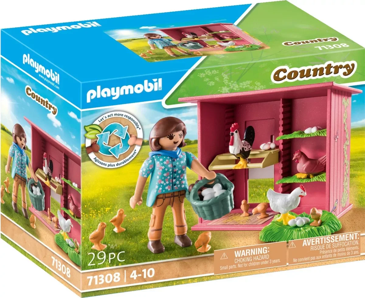 PLAYMOBIL 71308 Hühner Mit Küken