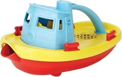 Green Toys Schleppboot Blau