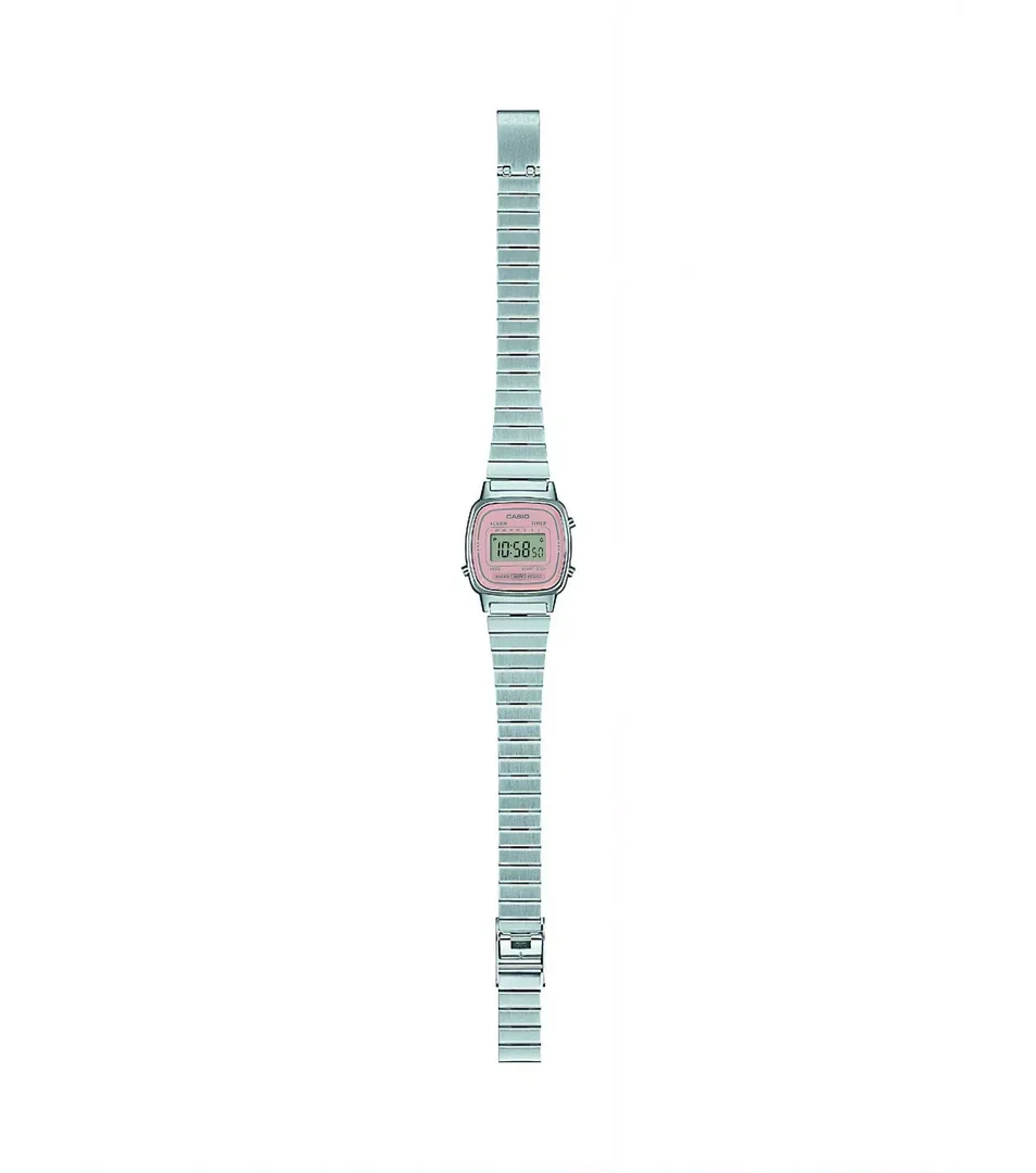 CASIO LA670WEA-4A2EF Casio Vintage Silber/Rosa