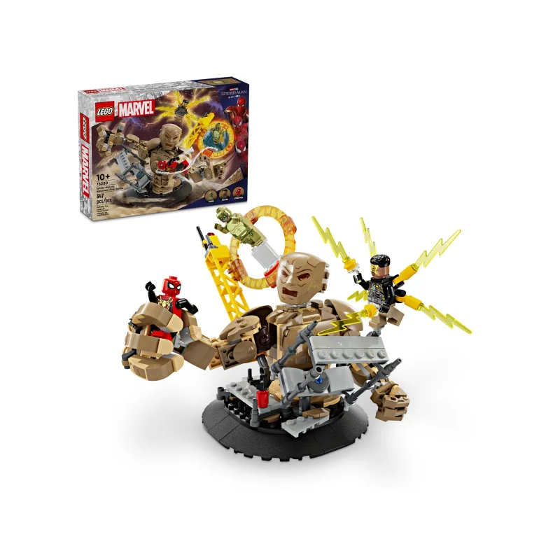 LEGO 76280 Marvel Spider-Man vs. Sandman: Showdown, Action-Spielzeug