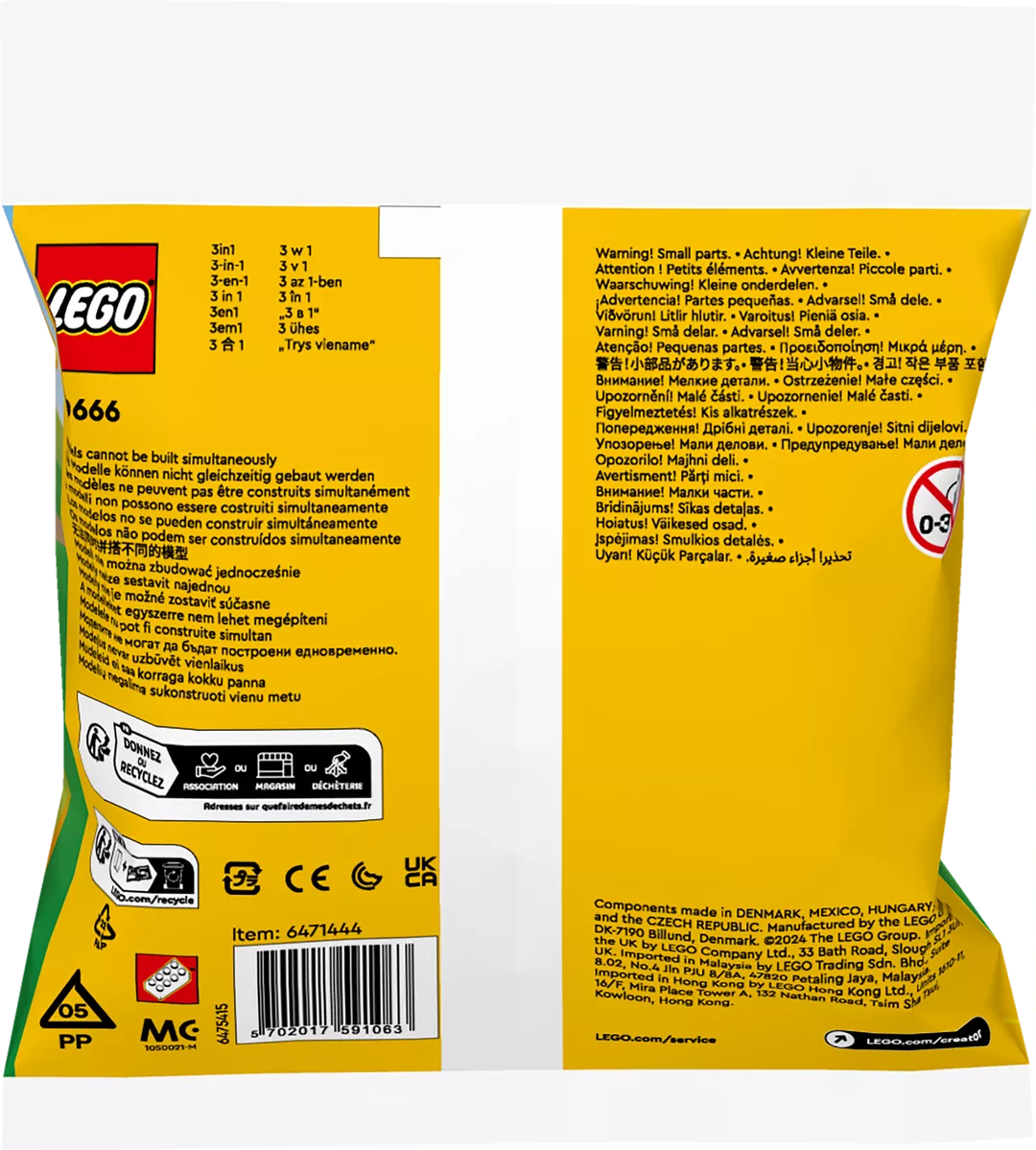 LEGO 30666 Geschenkset mit Tieren