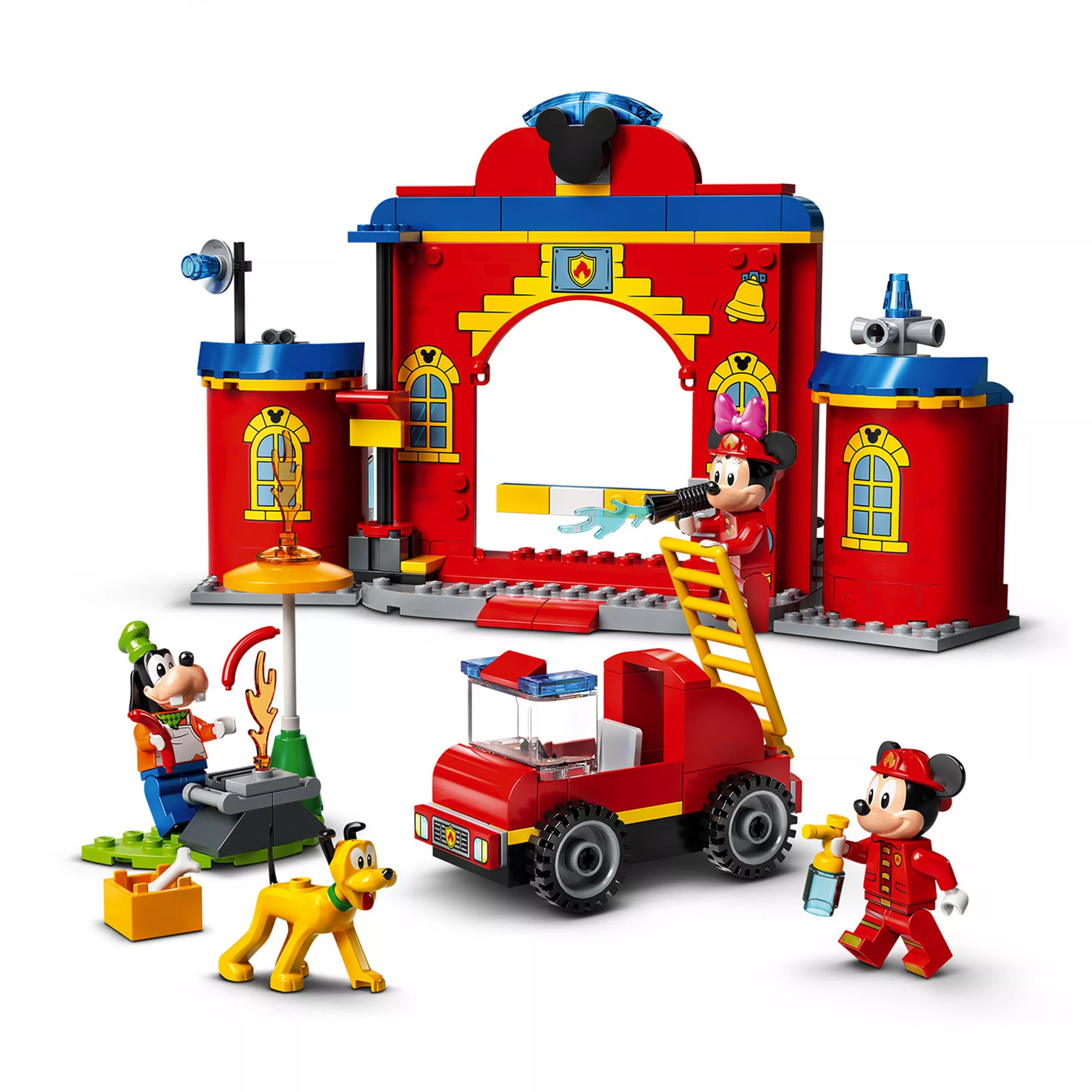 LEGO Disney Mickys Feuerwehrstation und Feuerwehrauto