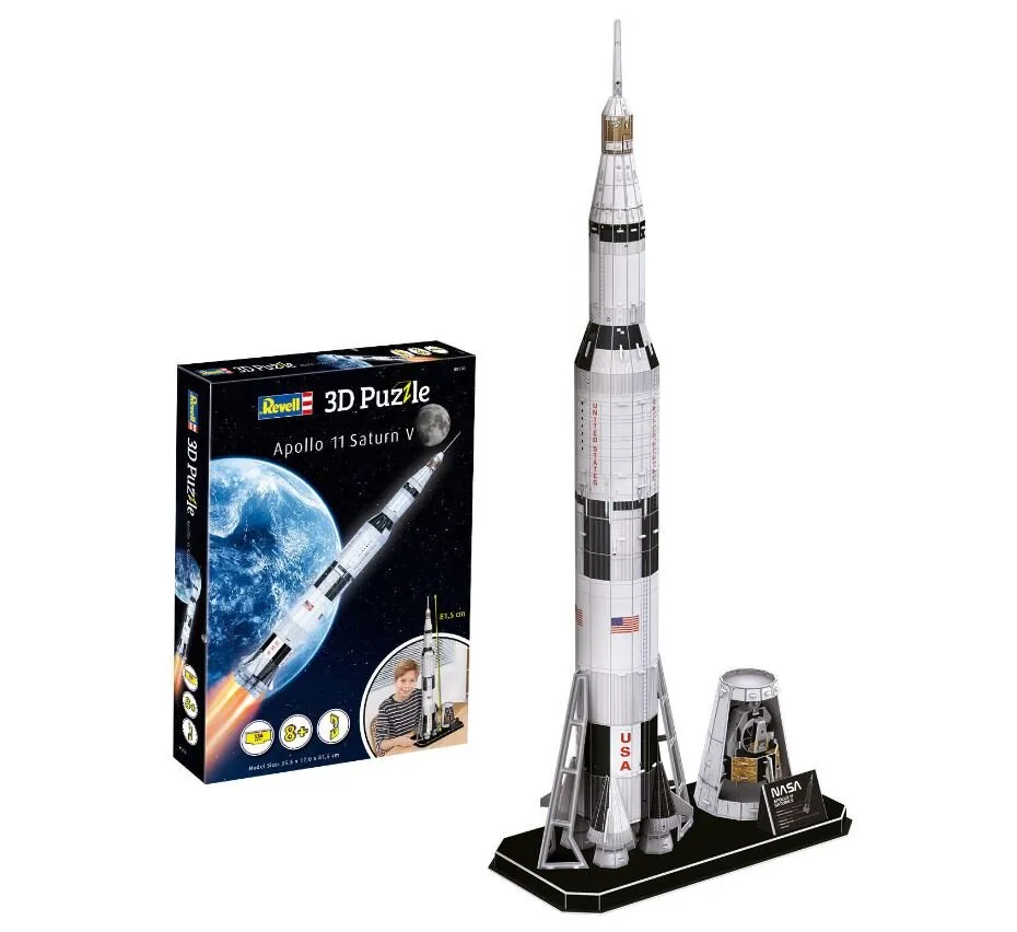 Revell 00250 3D Puzzle Apollo 11 Saturn V