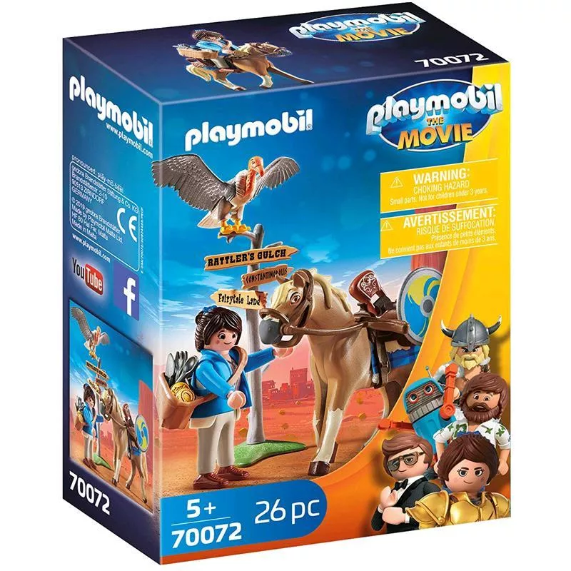 PLAYMOBIL 70072 Playmobil The Movie Marla Mit Pferd