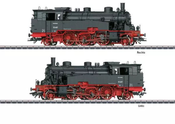 MÄRKLIN 39754 Dampflokomotive Baureihe 75.4, DB, Ep. III 