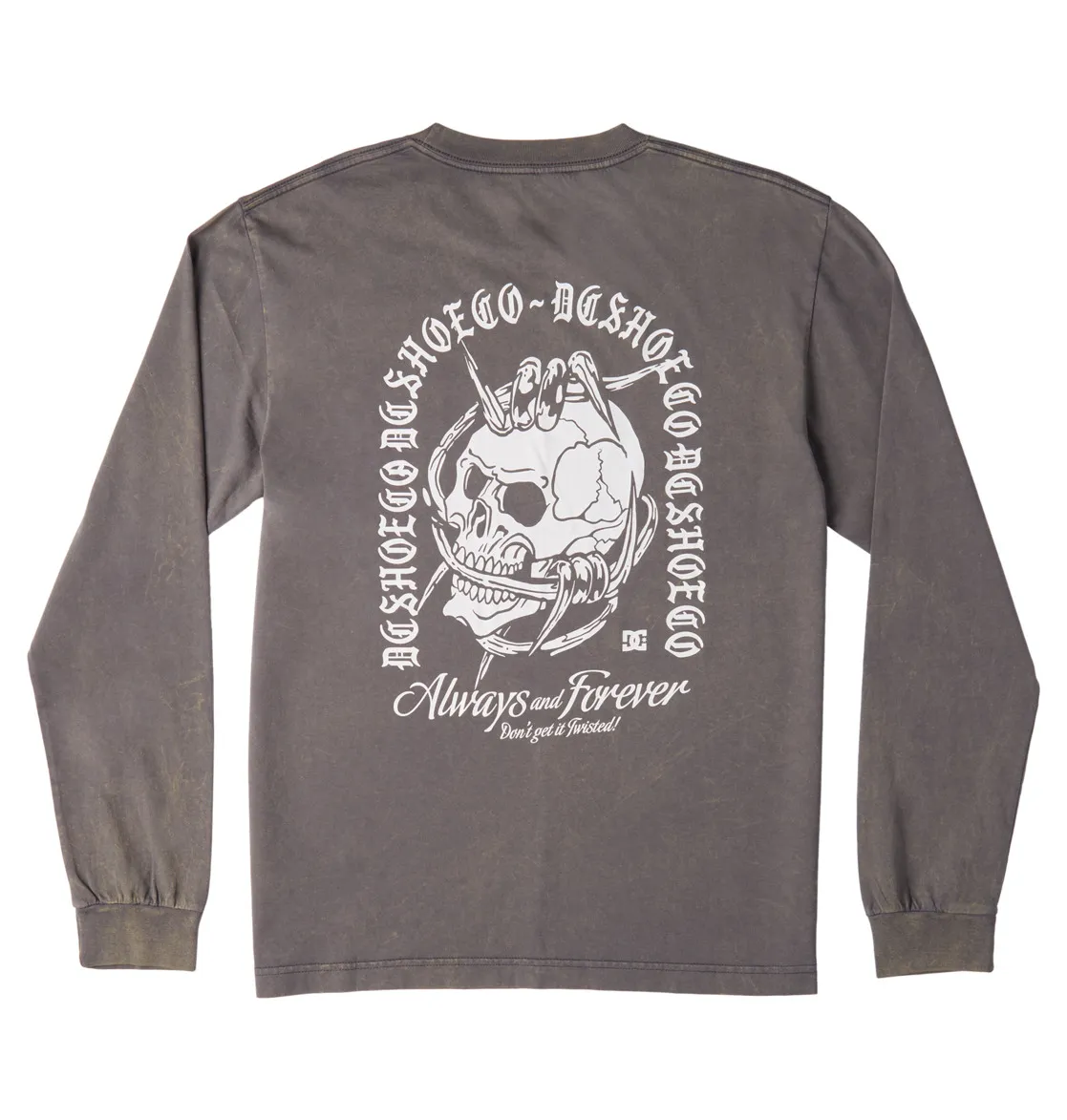 DC Twisted - Longsleeve für Männer Dunkelbraun GR. L