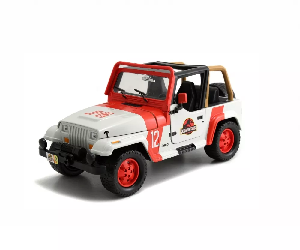 JADA 253253005 Jurassic Park 1992 Jeep Wrangler 1:24