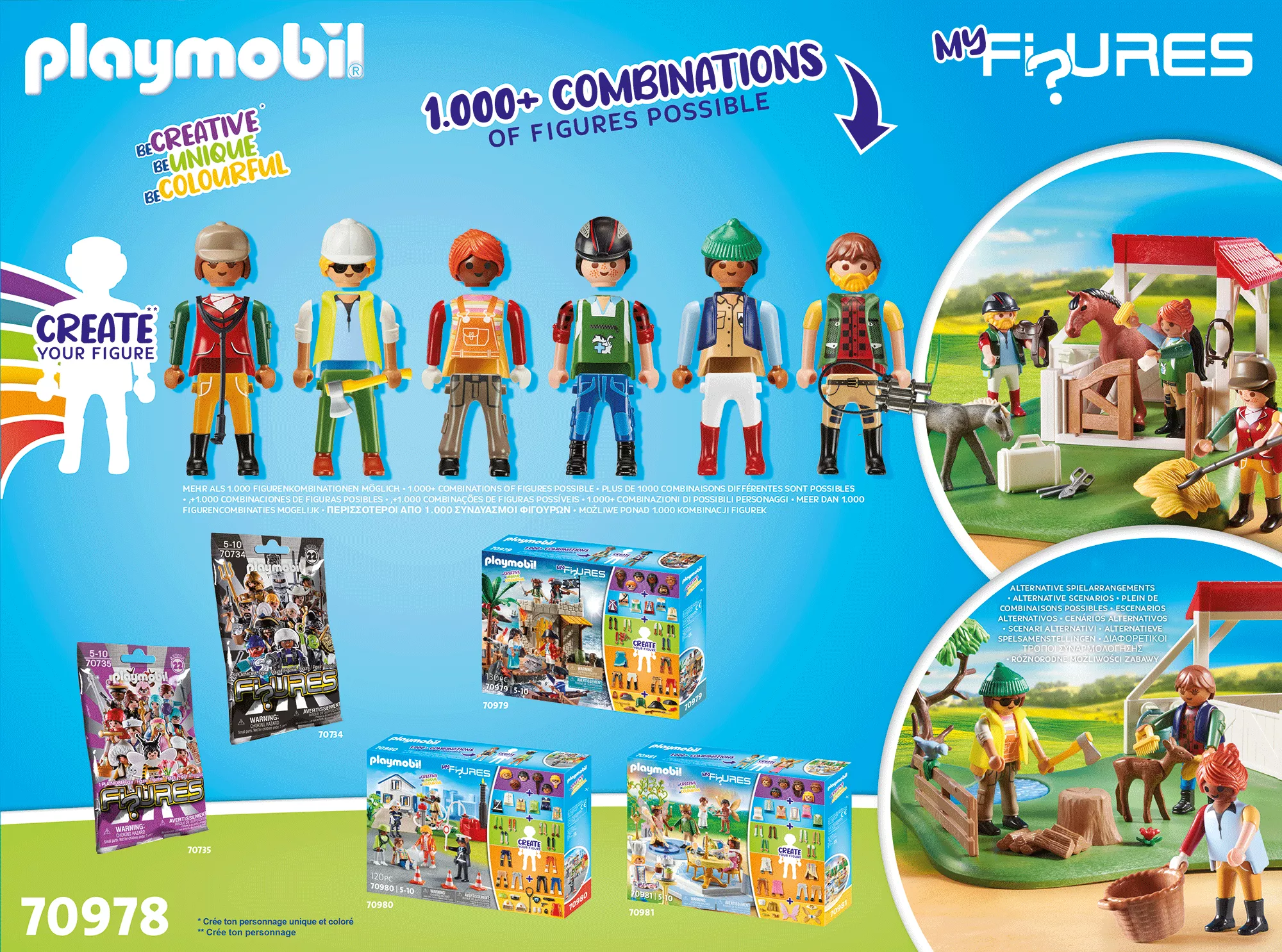 PLAYMOBIL 70978 My Figures: Horse Ranch
