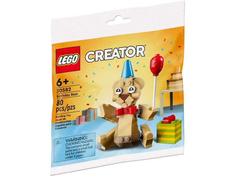 LEGO 30582 Creator Der Geburtstagsbär Polybag Neu & OVP