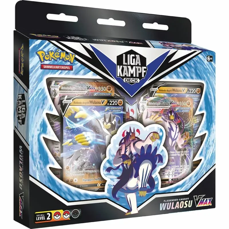 POKEMON 45336 Pokemon Liga-Kampf Deck - Flieeender-Angriff Wulaosu Vmax - Deutsch