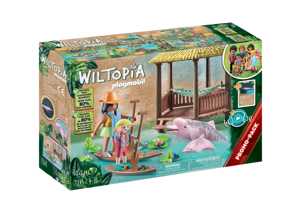 PLAYMOBIL 71143 Wiltopia - Paddeltour mit den Flussdelfinen