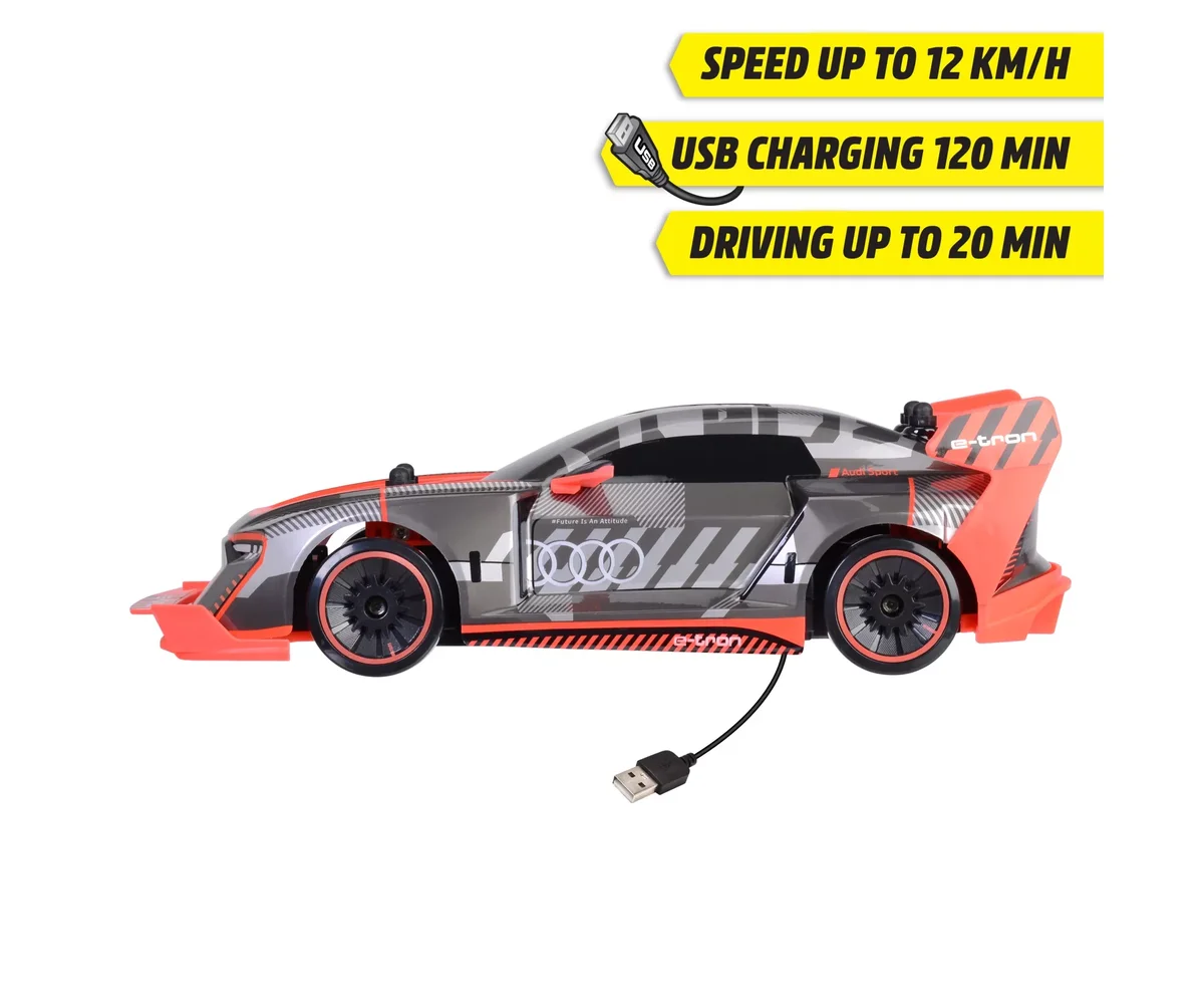 Dickie Toys RC Audi S1 E-Tron Quattro Drift Car, RTR (201106011)