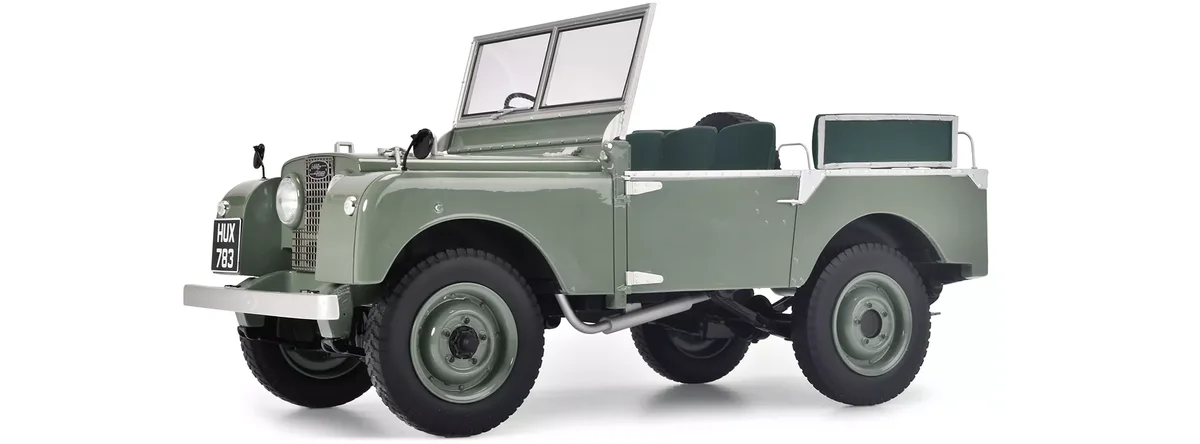 Schuco Land Rover 80 Blau 1:12 450046800