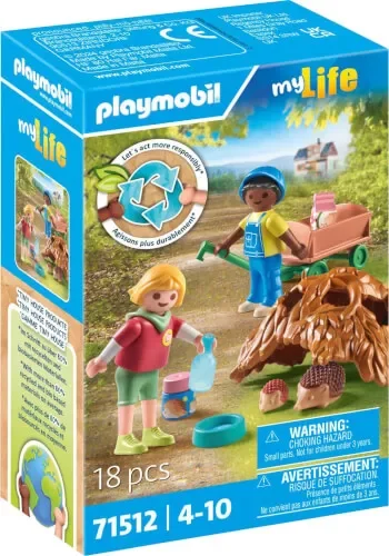 PLAYMOBIL 71512 Pflege Der Igelfamilie