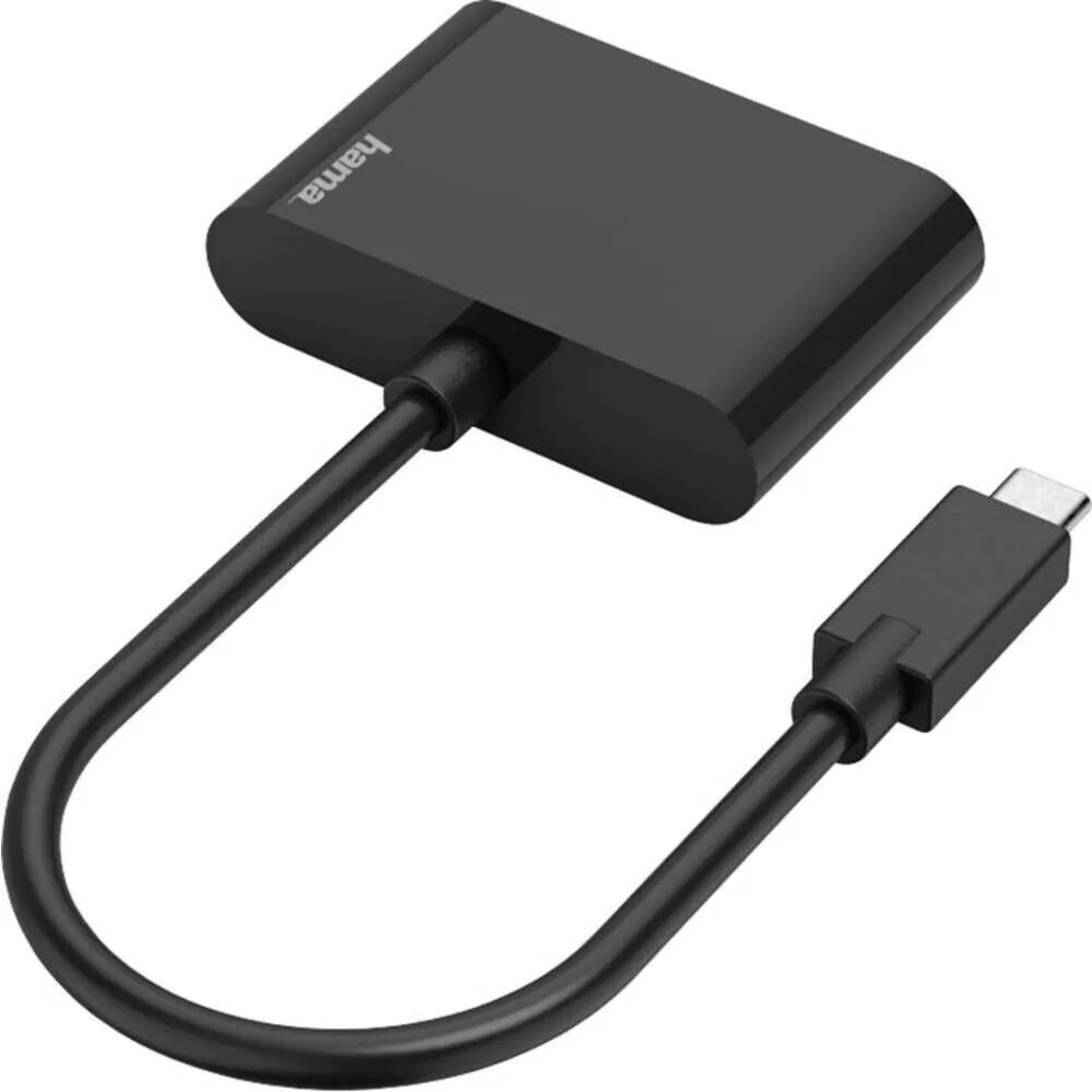 Hama 2in1-USB-C-Adapter auf VGA + HDMI 200313