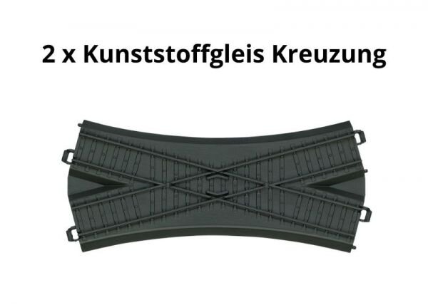 MÄRKLIN 023303 My World - Kunststoffgleis Kreuzung Modelleisenbahn Märklin my world - Kunststoffgleis Kreuzung