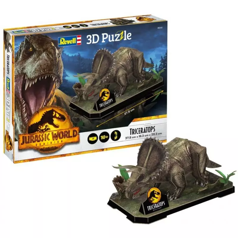 Revell 00242 3D Puzzle Jurassic World Dominion - Triceratops