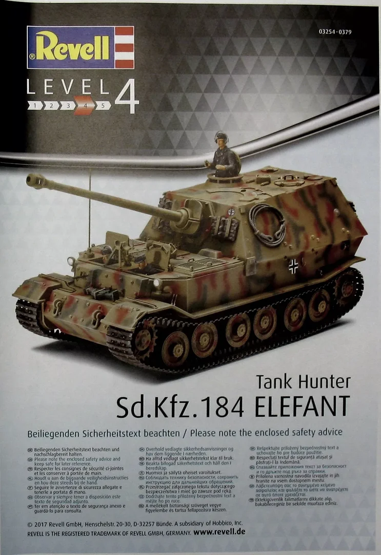 Revell 03254 Sd.Kfz.184 Tank Hunter Elefant 1:35