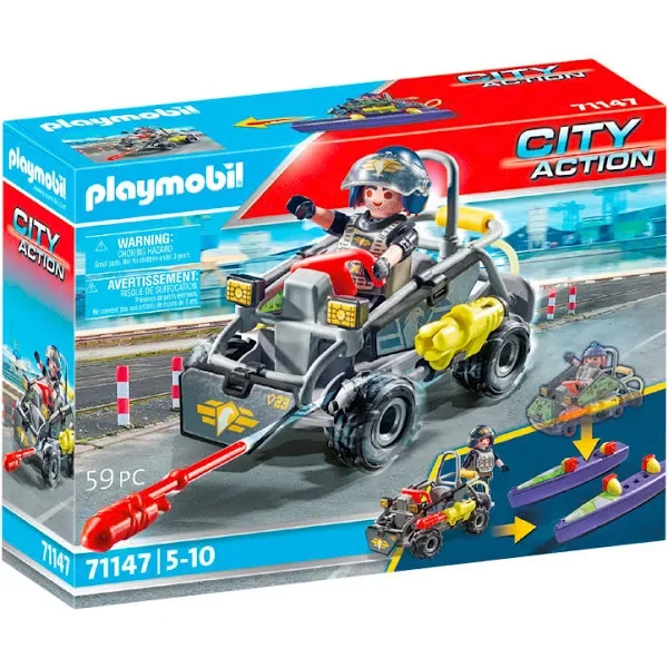 PLAYMOBIL 71147 Swat-Multi-Terrain-Quad