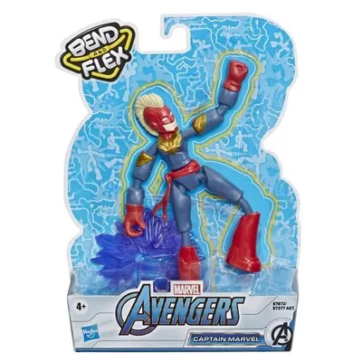 MARVEL Avengers Bend And Flex Captain Marvel Figure E78725L00