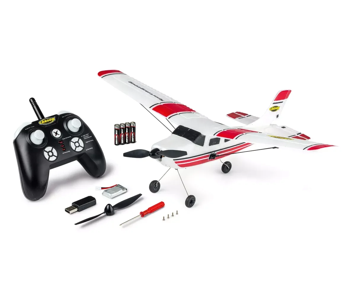 CARSON RC Sportflugzeug 2.4 G 100% RTR rot (500505033)