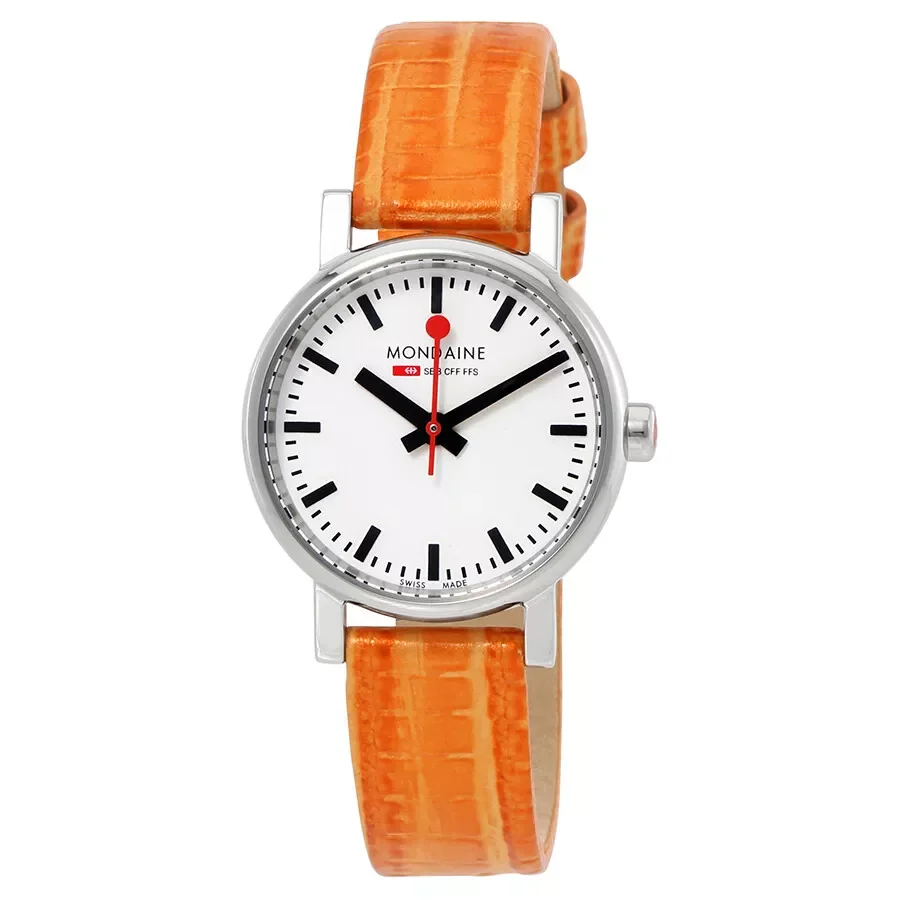 Mondaine Evo 26 Orange Uhr