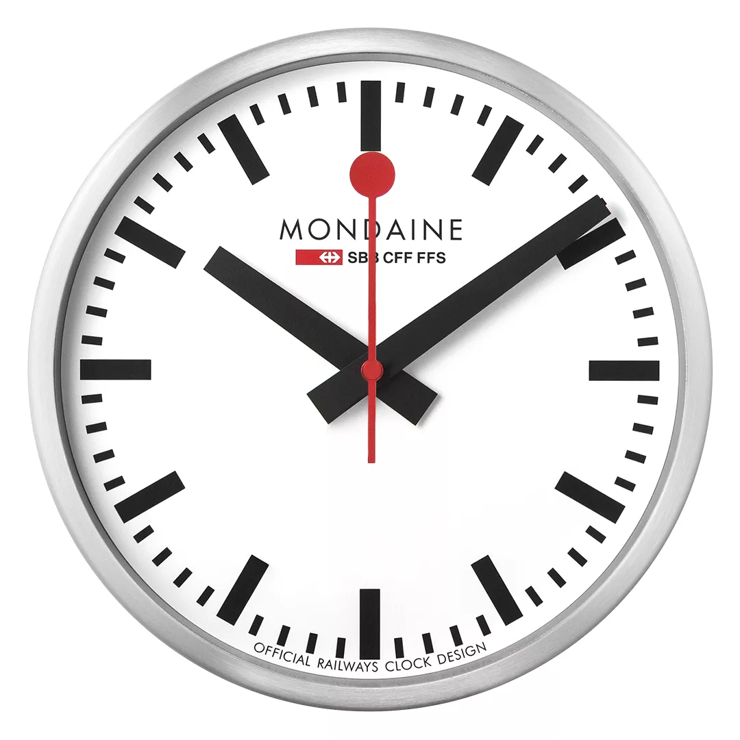 Mondaine Clocks Aluminium Wiße MSM.25S11