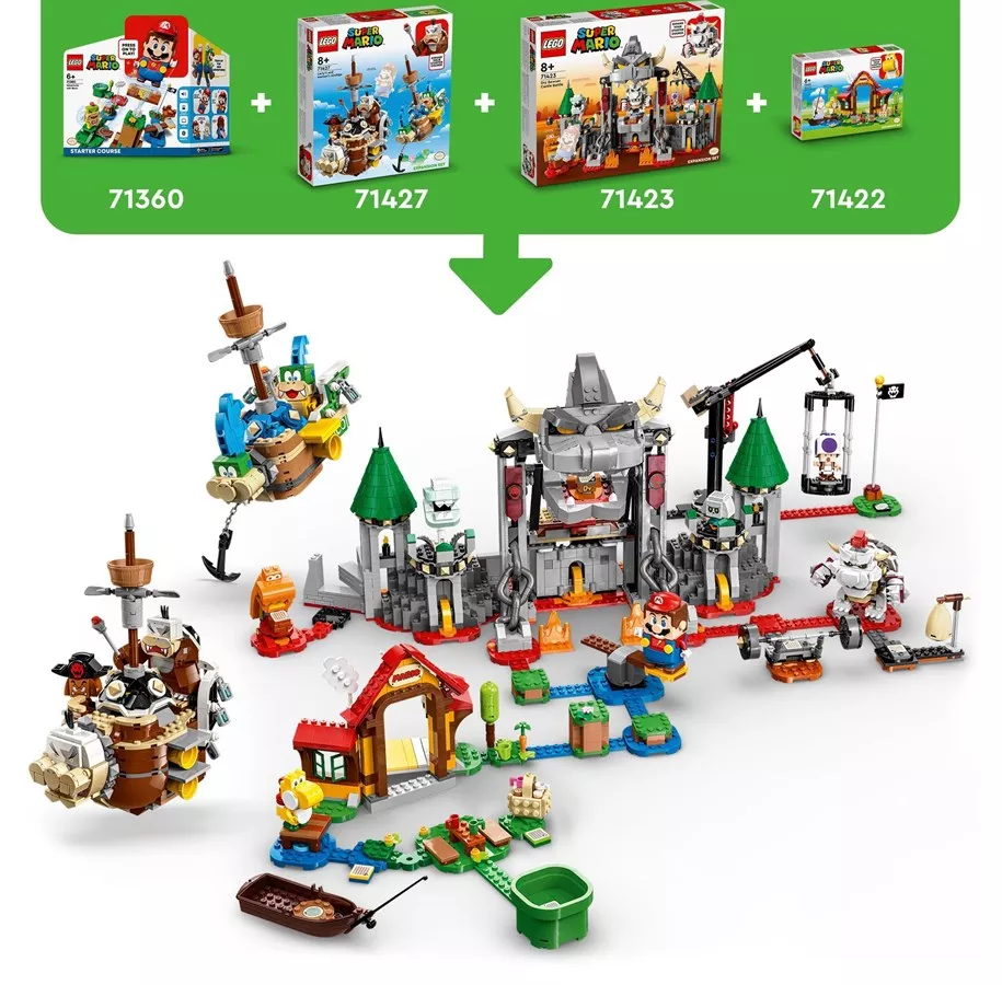 LEGO 71423 Knochen-Bowsers Festungsschlacht – Erwei Super Mario™