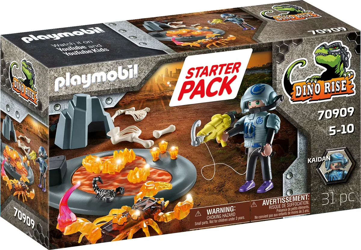 PLAYMOBIL 70909 Starter Pack Kampf gegen den Feuerskorpion