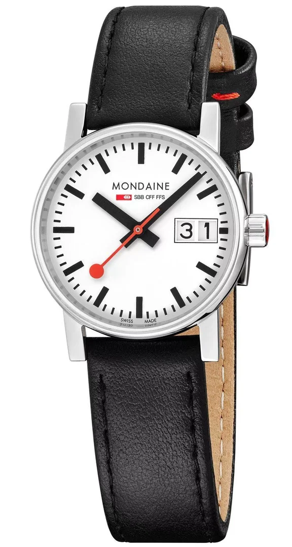 Mondaine evo2 316L Stainless steel Wiße MSE.30210.LBV