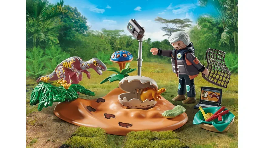 PLAYMOBIL 71526 Stegosaurusnest Mit Eierdieb